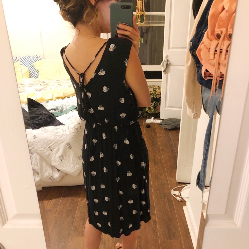 Scoop Neck Petal Dress